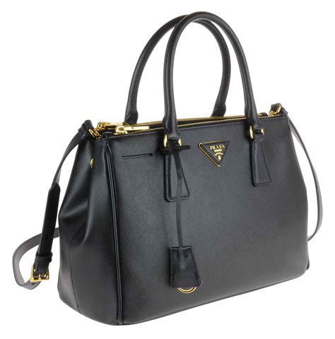 borsa prada pelle nera prezzo|borsa prada nera a tracolla.